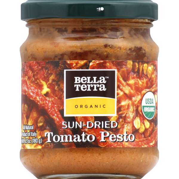 Bella Terra Pesto, Tomato, Organic, Sun Dried
