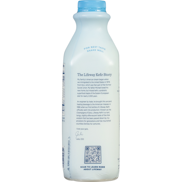 Lifeway Kefir, Plain Unsweetened