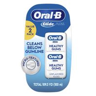 Oral-B Glide Healthy Gums Unflavored Dental Floss,...
️