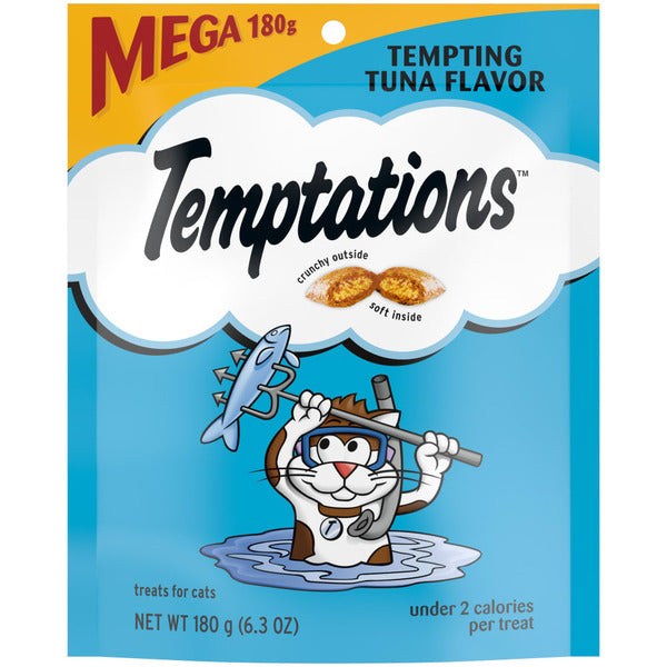 TEMPTATIONS Tempting Tuna Flavor Treats for Cats