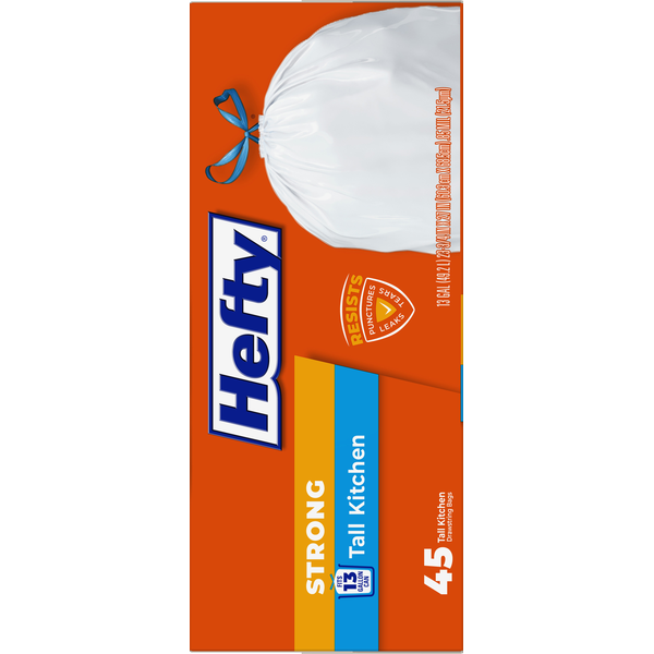 Hefty 13 Gallon Tall Kitchen Drawstring Bags