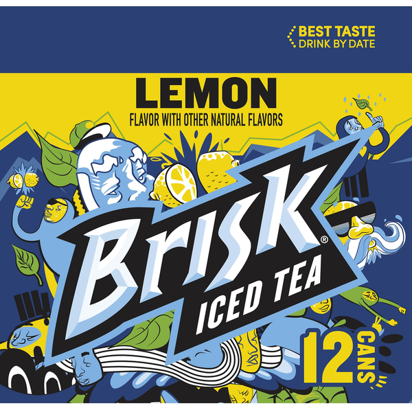 Brisk Lemon Iced Tea 12 Pack