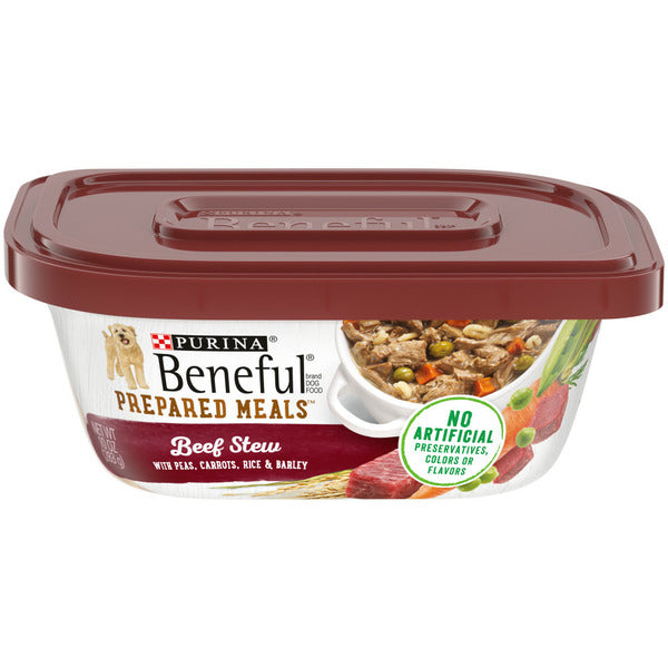Purina Beneful High Protein, Gravy Wet Dog Food, Prepared Meals Beef Stew