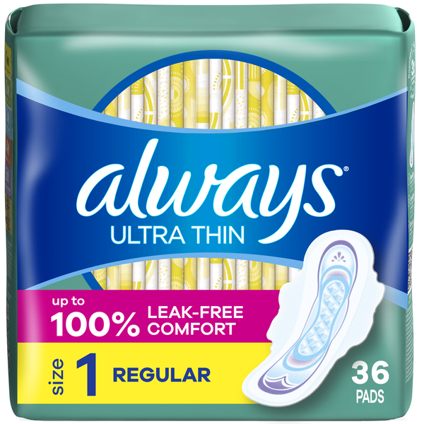 Always Ultra Thin Pads with Wings