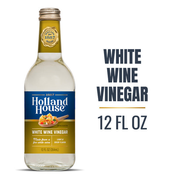 Holland House White Wine Vinegar, 12 FL oz