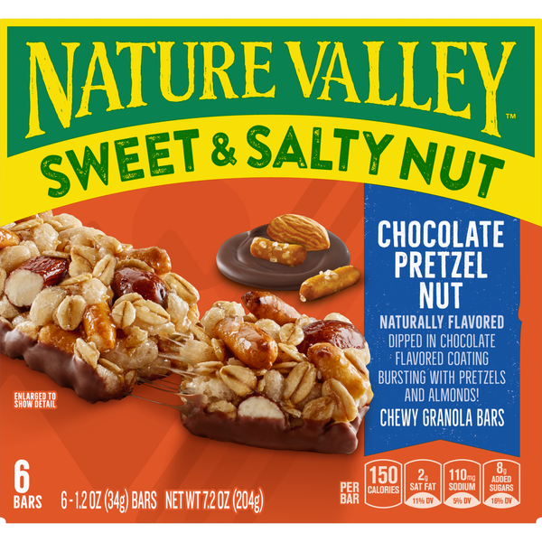 Nature Valley Sweet and Salty Nut Chocolate Pretzel Nut Granola Bars