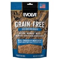 EVOLVE Grain Free Oven Baked Chicken Dog Biscuits️ DestGlow