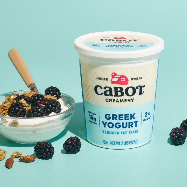 Cabot Low Fat Plain Greek Yogurt, 2 lb
