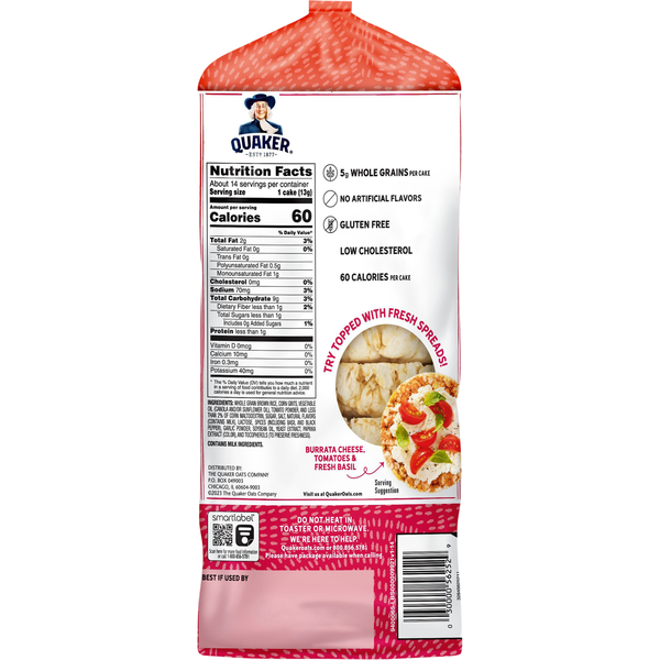 Quaker Tomato & Basil Rice Cakes