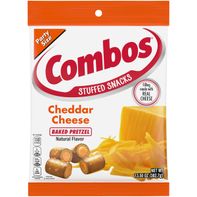 COMBOS Stuffed Snacks Cheddar Cheese Baked Pretzel...
️