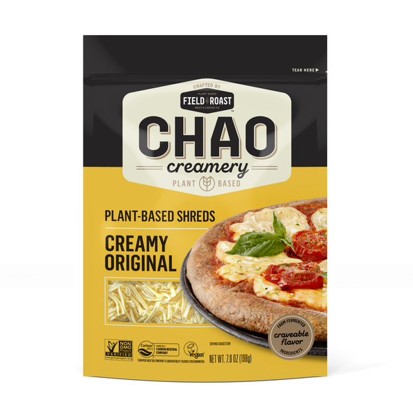 Field Roast Chao Creamery Vegan Shreds, Creamy Original