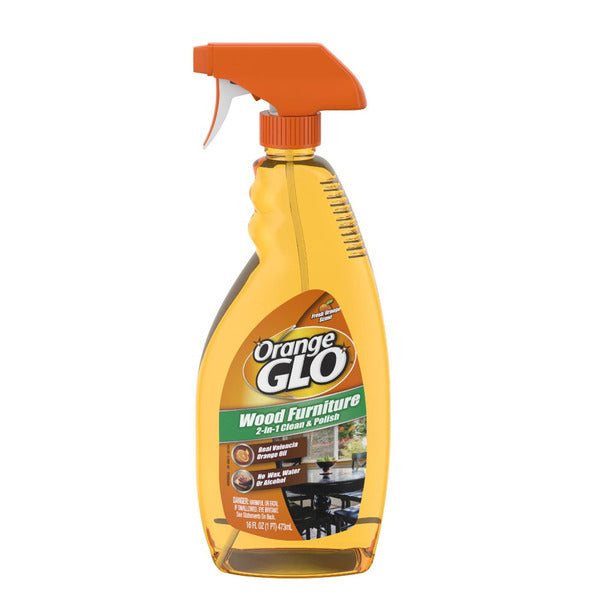 ORANGE GLO Wood Furniture 2-In-1 Clean & Polish Spray