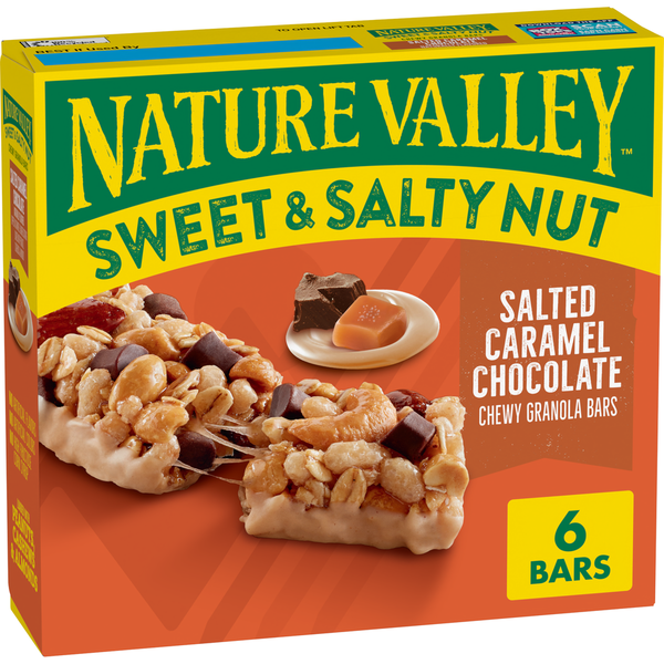 Nature Valley Salted Caramel Chocolate Sweet and Salty Granola Bars