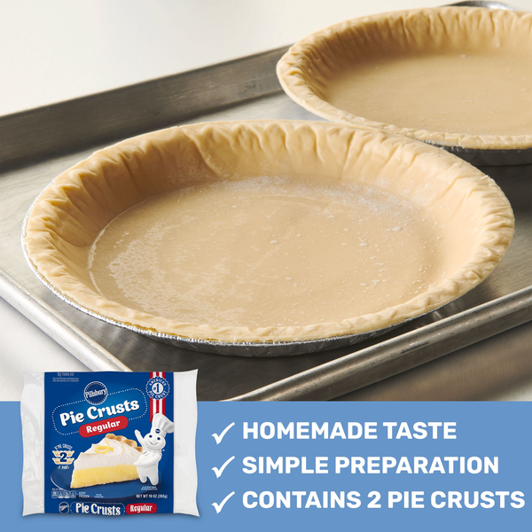 Pillsbury Frozen Ready to Bake Regular Nine Inch Pie Crusts