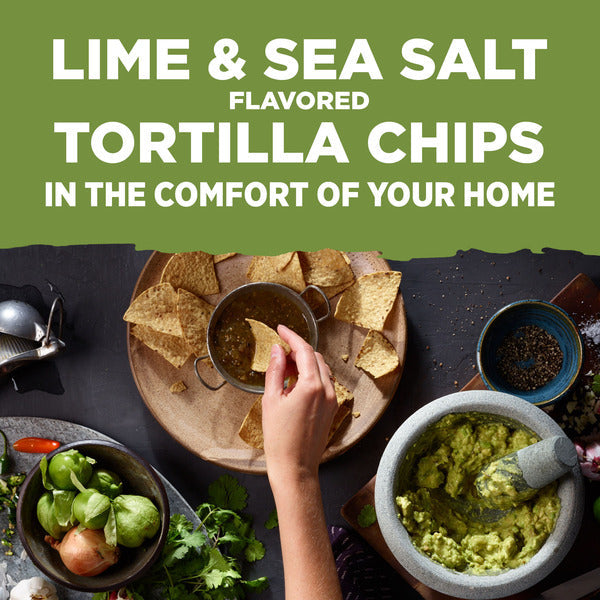 Frontera Lime & Sea Salt Tortilla Chips, Non-GMO, Small Batch