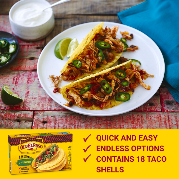 Old El Paso Crunchy Taco Shells, Gluten-Free