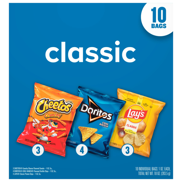 Frito Lay Classic Variety Pack Chips