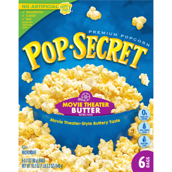 Pop Secret Movie Theater Butter Popcorn