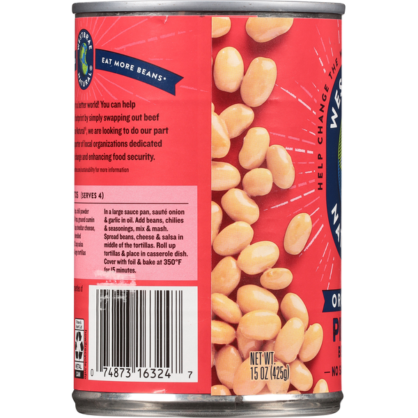 Westbrae Natural Pinto Beans, No Salt Added, Organic