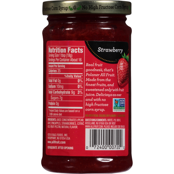 Polaner Strawberry Spreadable Fruit