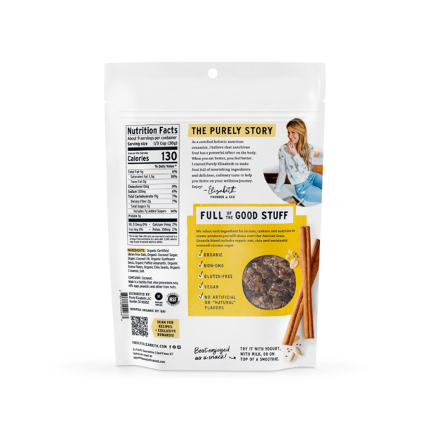 Purely Elizabeth Original Ancient Grain Granola, Organic