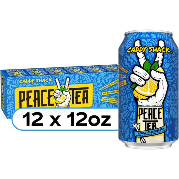 Peace Tea Caddy Shack Lemon-Flavored Iced Tea Cans