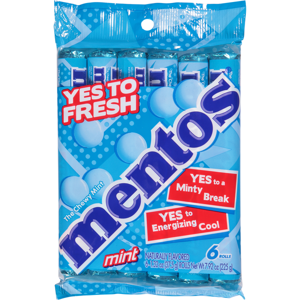 Mentos Candy, Mint, Chewy