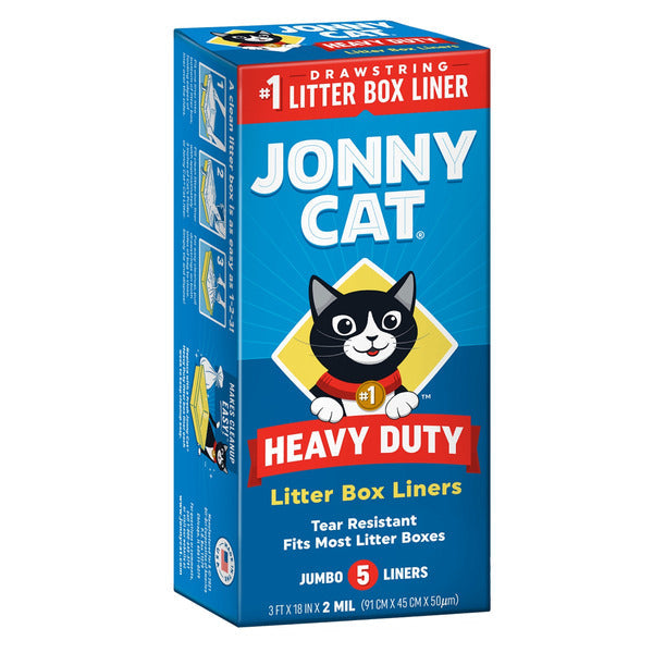 Jonny Cat Heavy Duty Tear-Resistant Litter Box Liners DestGlow