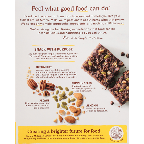 Simple Mills Nut & Seed Dark Chocolate Sea Salt Trail Bar