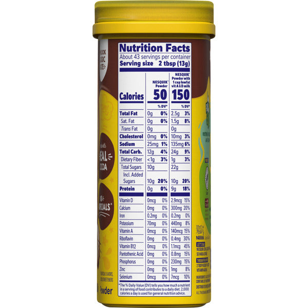 Nestlé NESQUIK Chocolate Powder Drink Mix