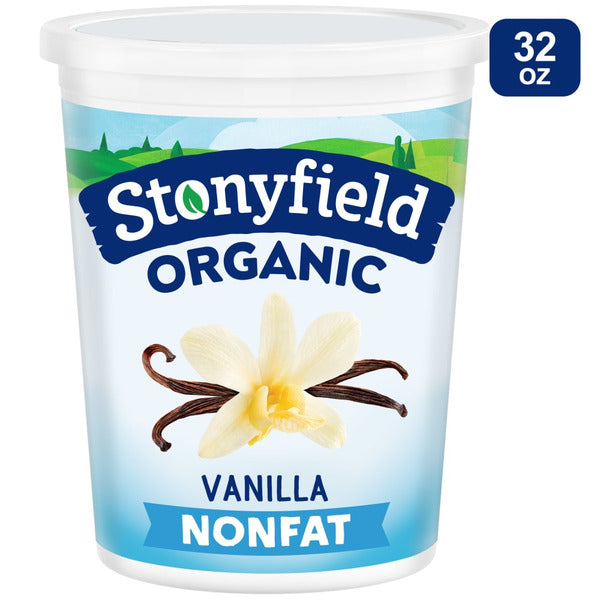 Stonyfield Organic Nonfat Yogurt Vanilla