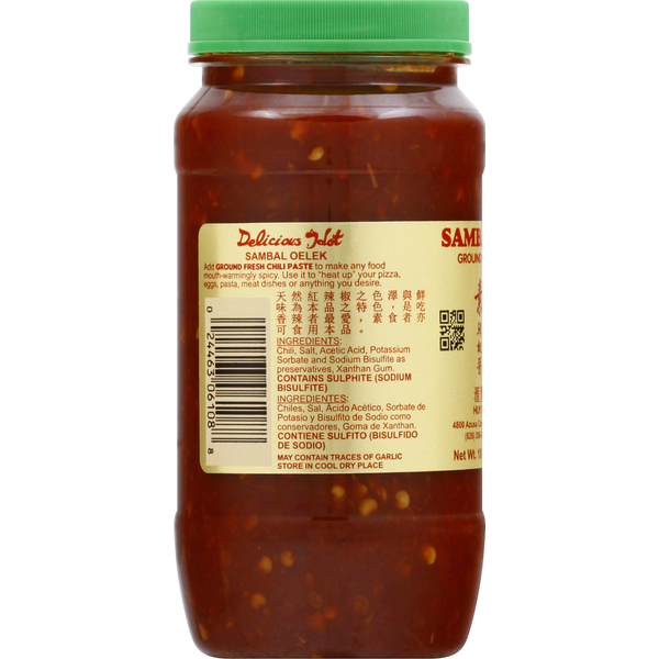 Huy Fong Foods Chili Paste, Fresh, Ground, Sambal Oelek