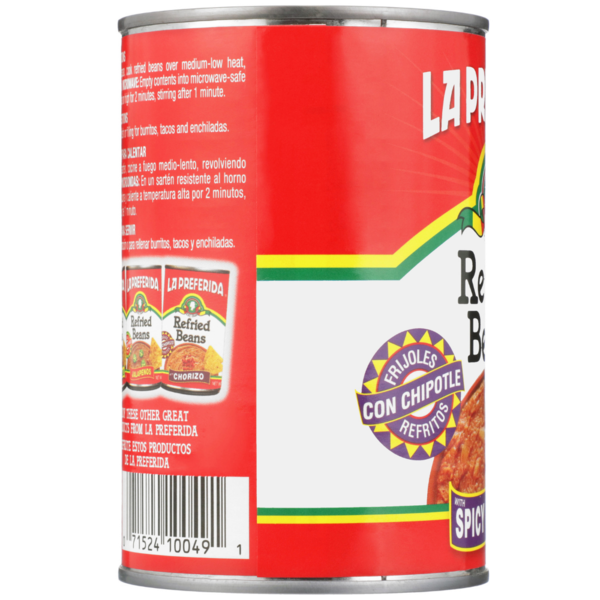 La Preferida Refried Beans with Spicy Chipotle DestGlow