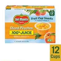 Del Monte Diced Peaches in 100% Juice Plastic Frui...
️