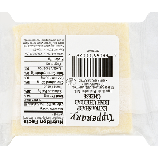 Tipperary Cheese, Irish Cheddar, Extra Sharp