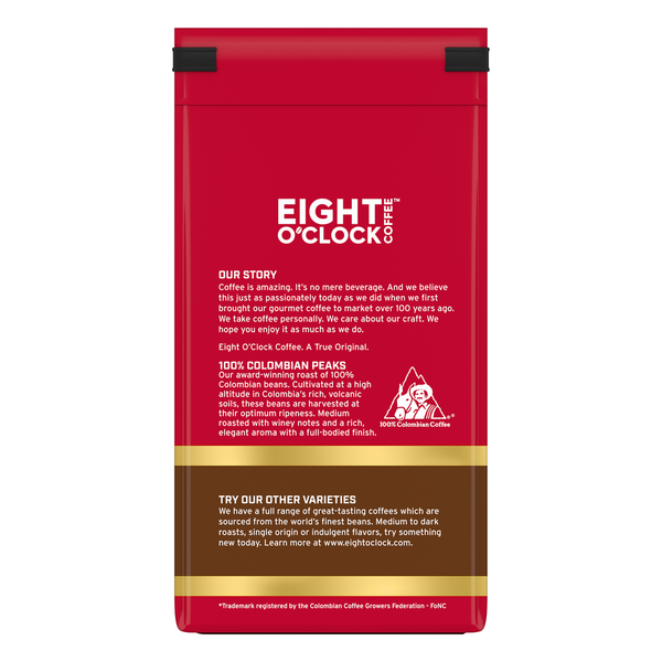 Eight O’Clock Colombian Peak Ground Coffee