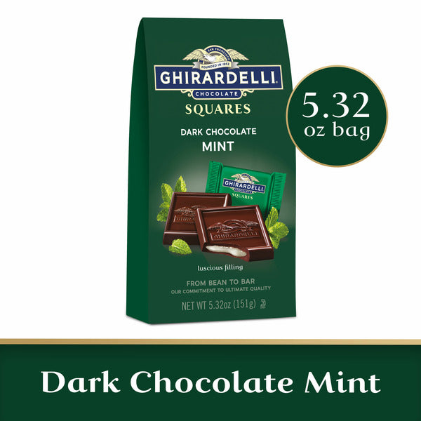 Ghirardelli Dark Chocolate Mint Squares