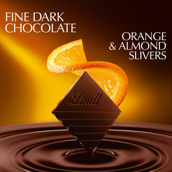 Lindt Excellence Intense Orange Dark Chocolate Candy Bar with Almonds