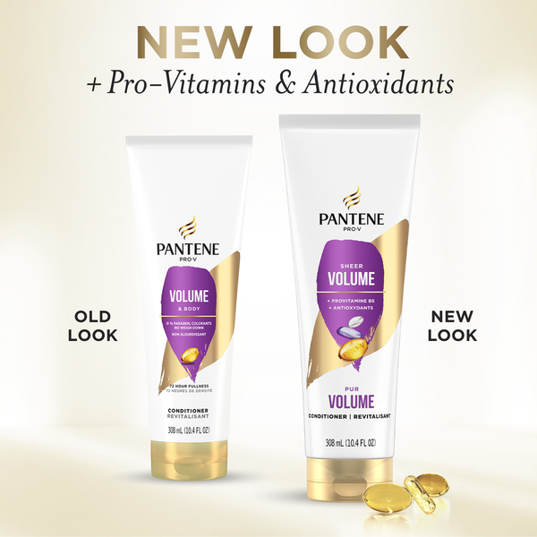 Pantene Conditioner, Smooth and Sleek for Dry Frizzy Hair, Color Safe