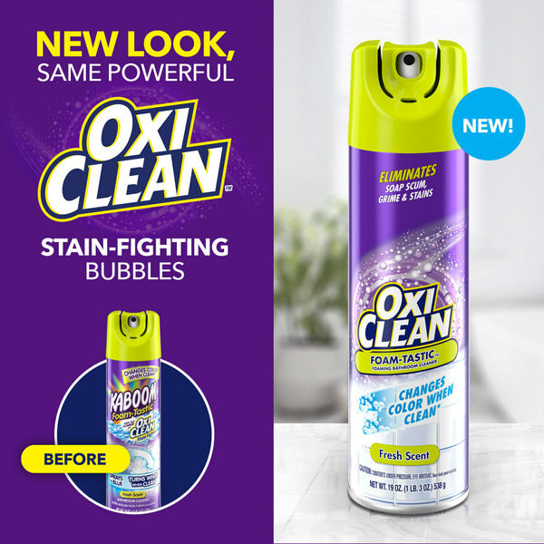 OxiClean Foam-Tastic Fresh Scent Bathroom Cleaner
