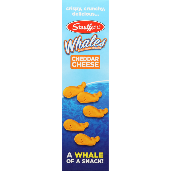 Stauffers Whales Baked Cheddar Cheese Crackers