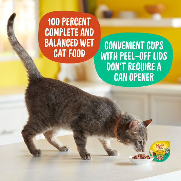 Meow Mix Tenders in Sauce Wet Cat Food With REAL Chicken & Liver