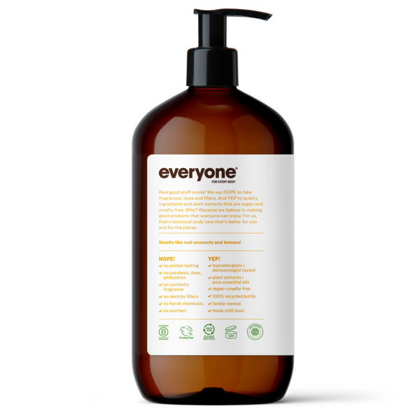 Everyone Coconut Lemon 3 in 1 Soap