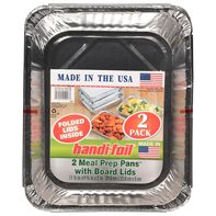 Handi-foil Meal Prep Pans with Board Lids️