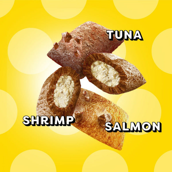 TEMPTATIONS MixUps Crunchy and Soft Cat Treats Surfers&