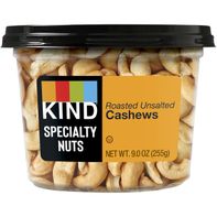 KIND Pre-packaged Bulk Roasted No Salt Cashews️