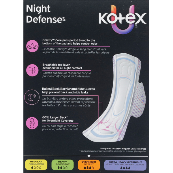 U by Kotex Ultra Thin Overnight Pads + Wings