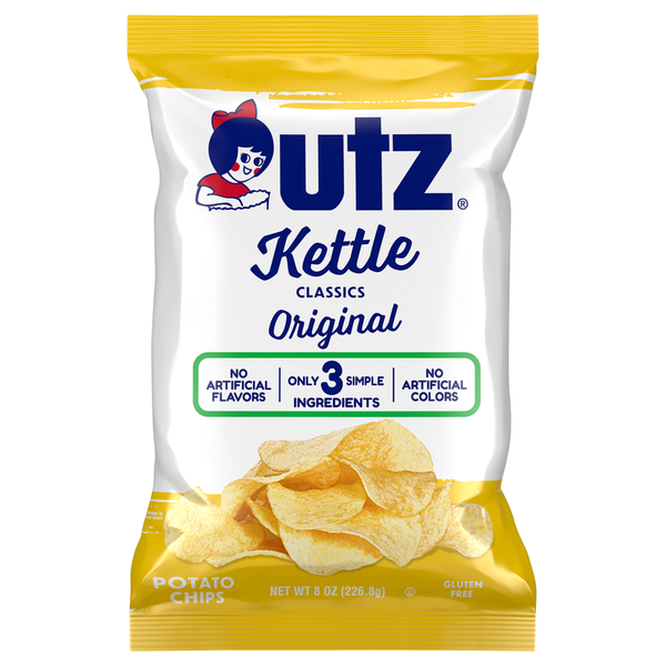 Utz 8oz Bag Kettle Cooked Potato Chips