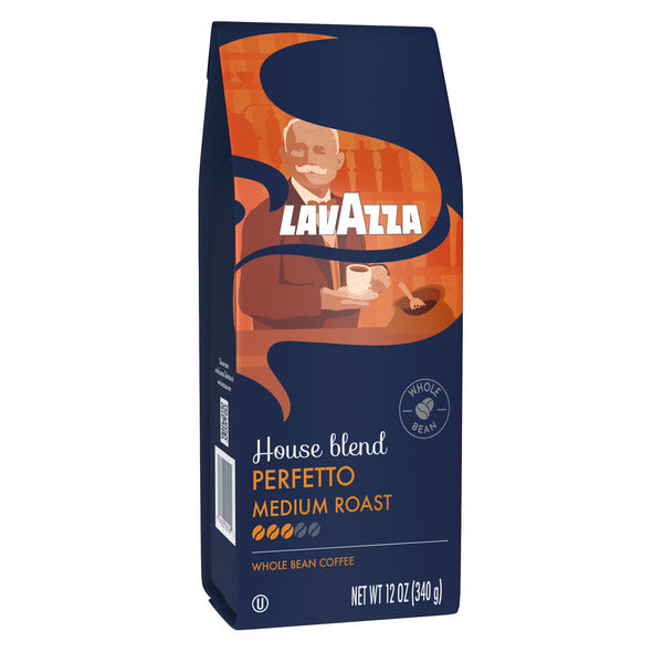 Lavazza House Blend Perfetto Medium Roast Whole Bean Coffee