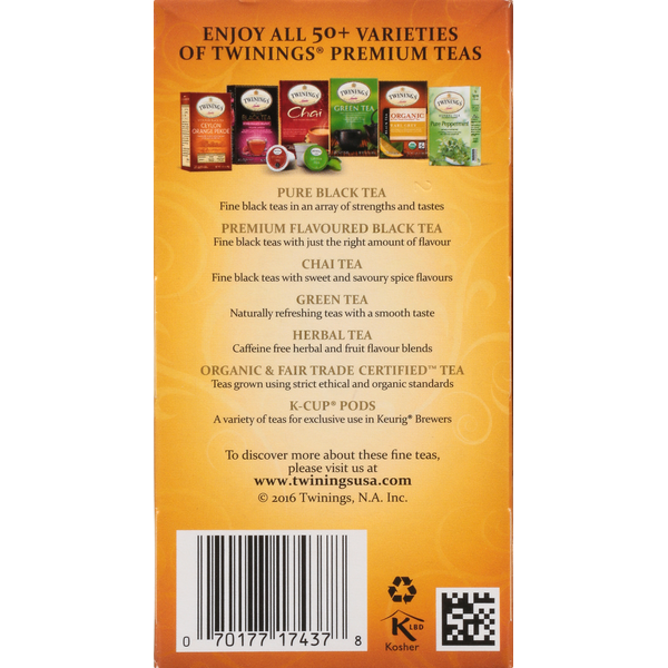Twinings Earl Grey Extra Bold Black Tea Bags